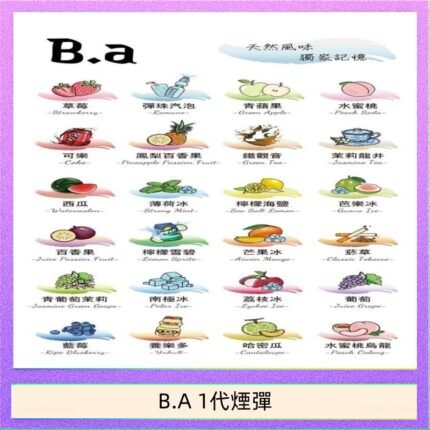 B.A 一代主機煙彈電子煙一盒三顆